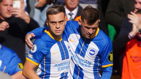 Liverpool 3 3 Brighton Leandro Trossard Scores Sensational Hat Trick