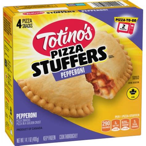 Totino's Pizza Stuffers Pepperoni Flavored Frozen Snacks, 4 ct / 3.53 oz - King Soopers