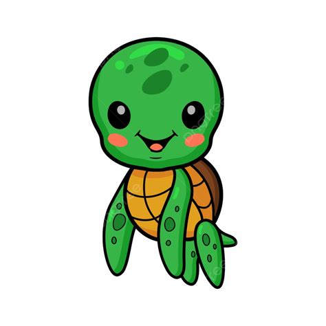 Little Turtle Clipart Transparent Background, Cute Little Turtle ...