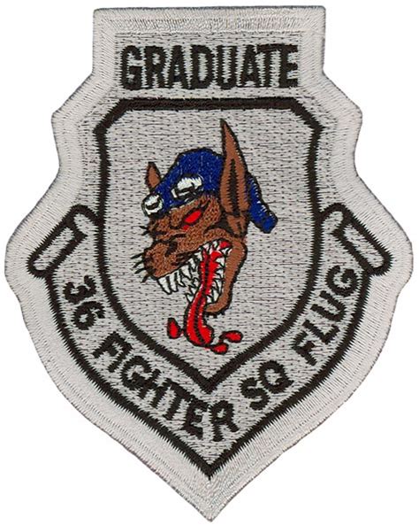 36th Fighter Squadron Graduate Flug Flightline Insignia