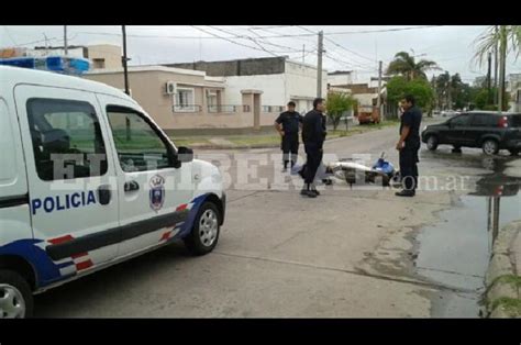 Motociclista Herido En Violento Choque Con Un Colectivo El Accidente