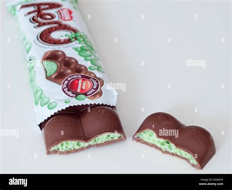 An Aero Peppermint Aero Mint Chocolate Bar Produced By Nestlé Stock