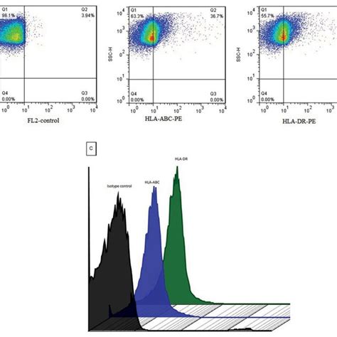 Representative Of The Flow Cytometry Dot Plot And Histogram Overlay