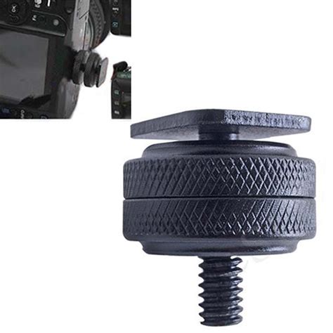 Tripod Mount Screw To Flash Hot Shoe Adapter For Canon Nikon