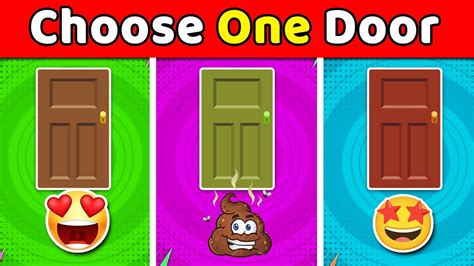 Choose One Door Good And Bad Don T Choose The Wrong Door