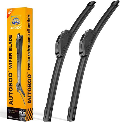 Autoboo 26 And 16 Windshield Wipers Blades Pack Of 2oem Quality Premium All Seasons Wiper