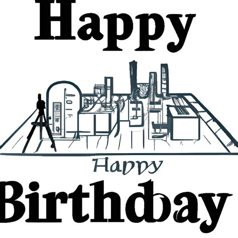 Happy Birthday Card For Architect Creative Fabrica