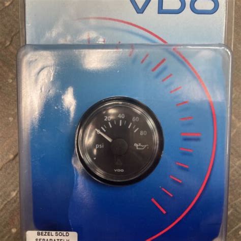 Vdo Oil Pressure Gauge A C K Psi V Us And Vdo