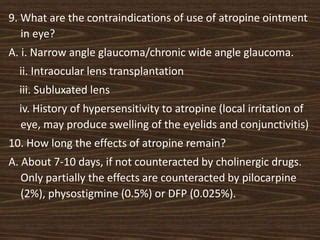 atropine sulphate ointment | PPT