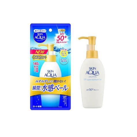 Shop Rohto Mentholatum Skin Aqua Sunscreen Super Moisture Gel Pump