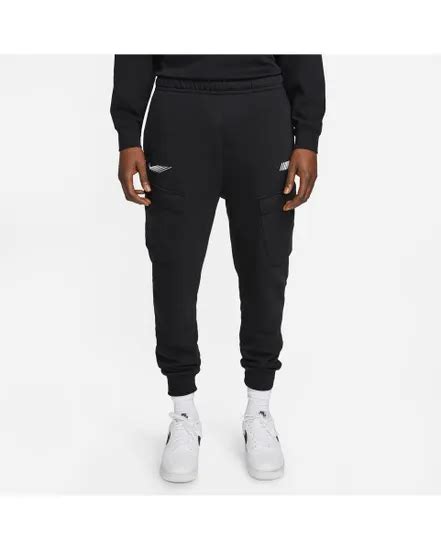 Pantalon De Survetement Homme Nike M Nsw Si Cargo Pant Flc Bb Noir