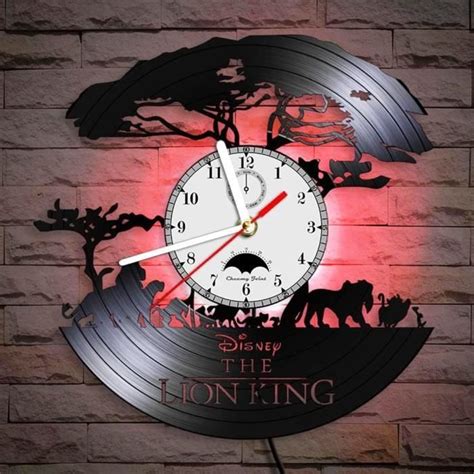 Horloge Murale Design Moderne Disque Vinyle Pendule Murale Silencieuse