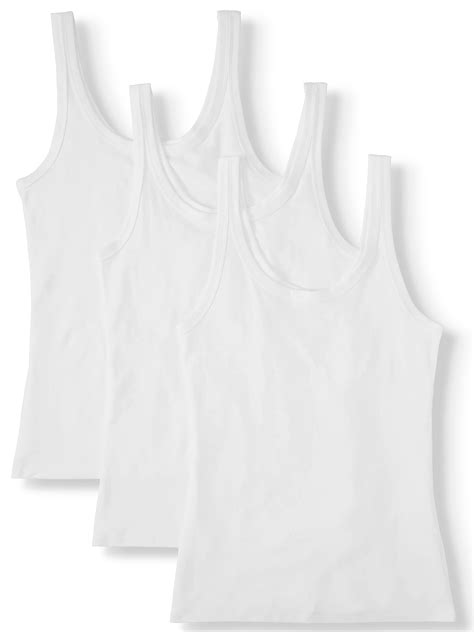 Time And Tru Womens Layering Tank Top 3 Pack