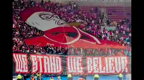 Curva Nord Tunis Tifo Et Ambiance Derby Hand Club Africain Vs