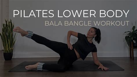 Mat Pilates With Bala Bangles Ankle Weight Workout Youtube