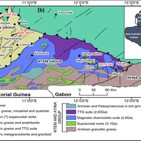 A Pre Drift Reconstruction Map Of Western Gondwana Showing The