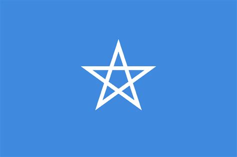 Flag Of Somalia But The Star Is A Pentagram by WessieBoi99 on DeviantArt