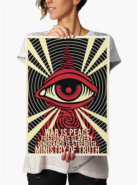 1984: Ministry Of Truth Poster | Redwolf