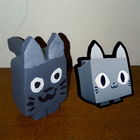 I Made Cat From Pet Simulator X Out Of Clay By Korijohnson On Deviantart