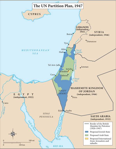 Map Of The Un Partition Plan