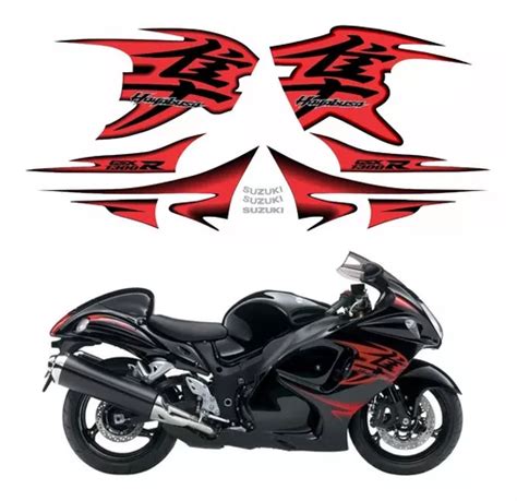 Kit Adesivos Para Suzuki Hayabusa Gsx 1300r 2012 2013 16071 Frete grátis