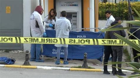 ATM önünde korkunç cinayet İşlem yaparken başından vuruldu Son