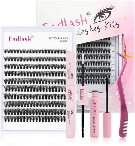 Fadlash Kit Di Estensione Ciglia Pcs D Ciglia Finte Cluster Bond