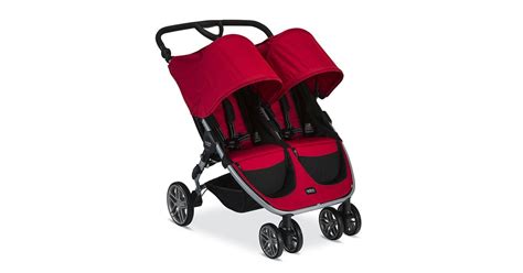 Britax 2017 B Agile Double Stroller Red Which Strollers Are Allowed