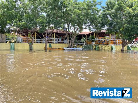 N Vel Do Rio Long Ultrapassa A Cota De Inunda O Em Esperantina