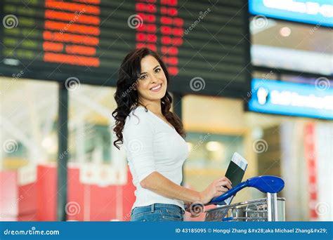 Woman Going Trip Stock Image Image Of Pass Holiday 43185095