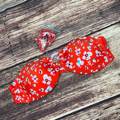 Xhilaration Swim Nwt Small Red Bikini Top Poshmark