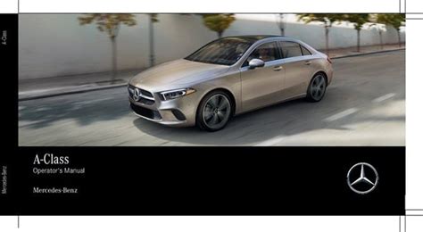 2024 Mercedes Benz A Class Owner’s Manual Pdf Manual Directory