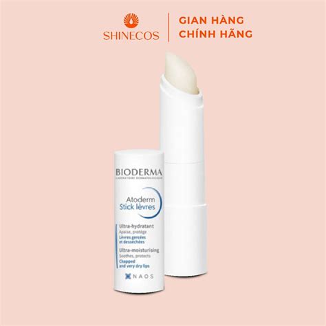 Son D Ng M I Kh N T N Bioderma Atoderm Stick Levres G Shopee