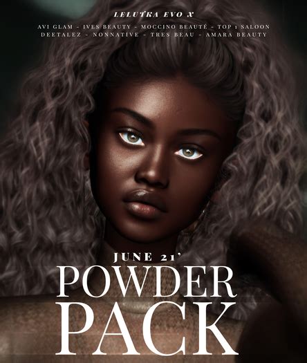 Second Life Marketplace Powder Pack Lelutka Evo X June 21