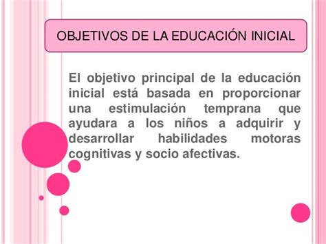 Educación Inicial