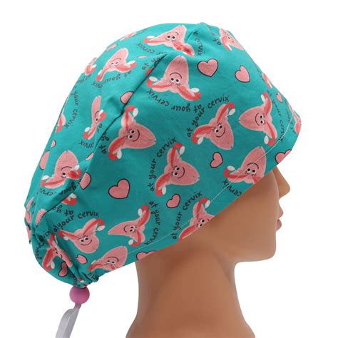 Super Cervix Daisy Scrub Hats