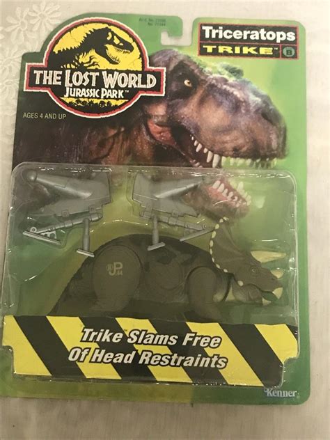 Jurassic Park Lost World Triceratops Trike Carded Kenner