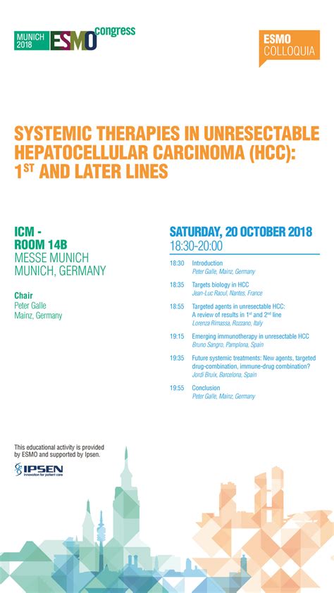 Systemic Therapies In Unresectable Hepatocellular Carcinoma Hcc 1st