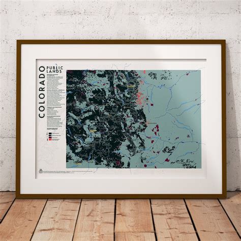 Colorado Public Lands Map - Etsy