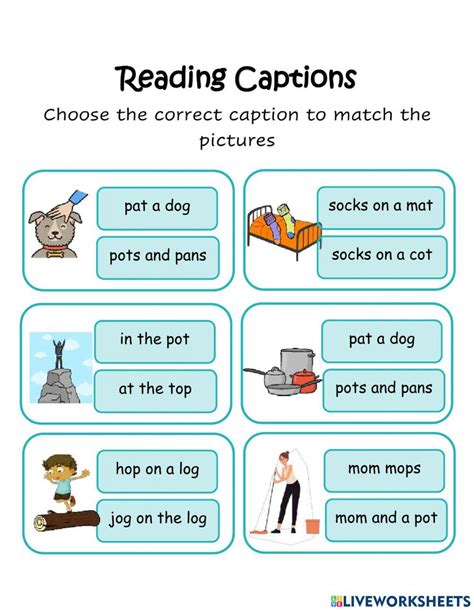 1827805 Reading Captions Missjobie Liveworksheets