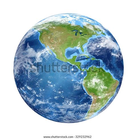 Planet Earth Space Showing North South Stock Photo 329232962 | Shutterstock