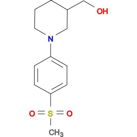 1 4 Methylsulfonyl Phenyl Piperidin 3 Yl Methanol 10 478754