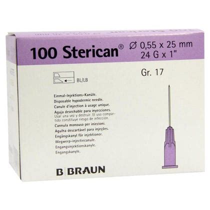 Sterican Kanülen Luer lok 0 55x25 mm Gr 17 lila 100 St 100 St online