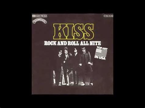 Kiss Rock And Roll All Nite Live Version Youtube