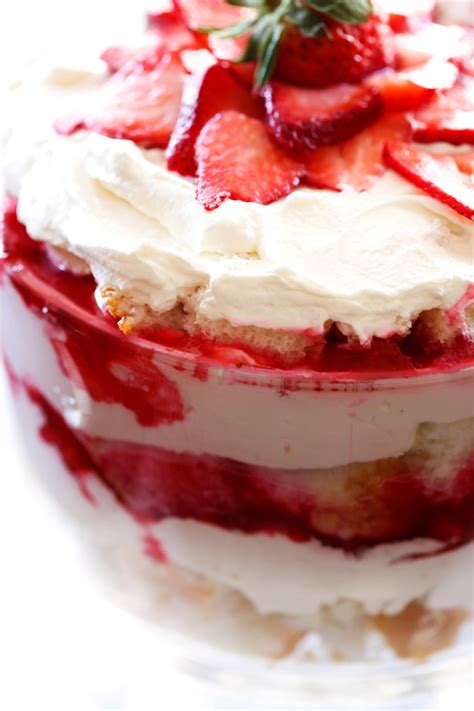 Strawberry Shortcake Trifle Loversrecipes