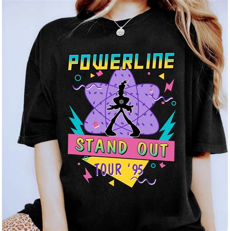 Disney Powerline Stand Out Tour 95 Shirt Disney Vintage Goofy Movie