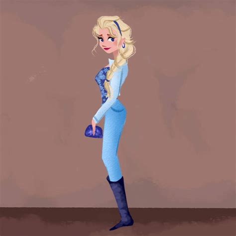 Modern Elsa Felt Like Dressing Her In All Denim And Still Give Her The Classic Blue Atti