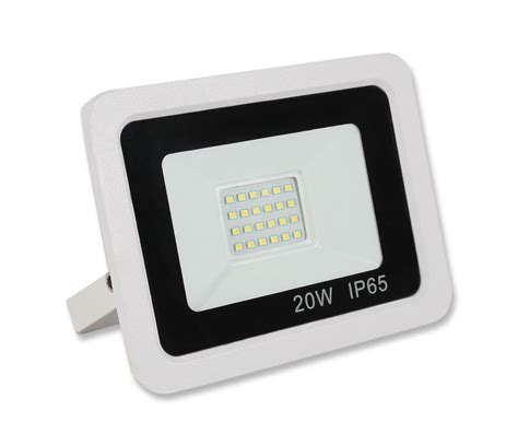 20w Led Floodlight White Casing Low Energie