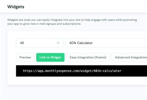 features embeddable shareable widgets