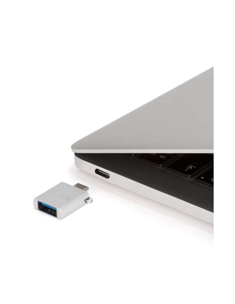 Quick Media QMACUSB cambiador de género para cable USB C USB A Blanco